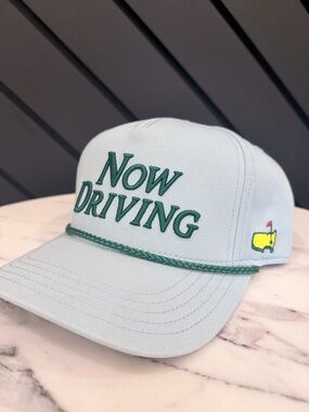 2026 Masters Light Blue 'Now Driving' Embroidered Hat